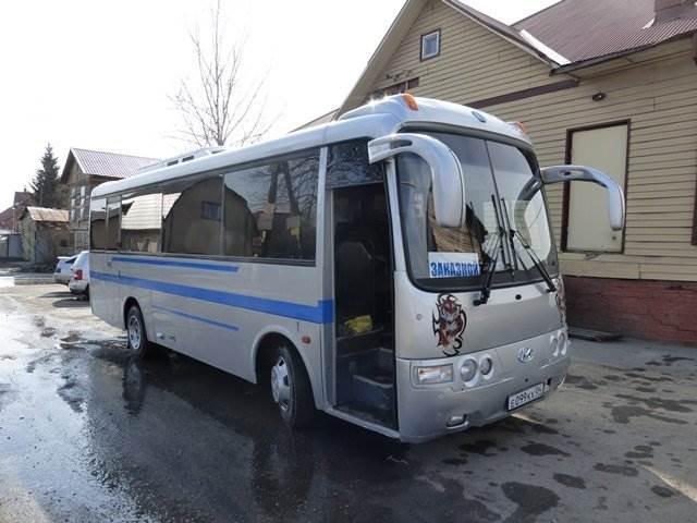 Сплошные проверки автобусов проводят сотрудники технадзора ГИБДД по Новосибирской области