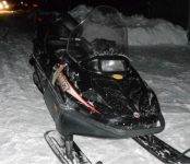 Разбился насмерть пассажир снегохода под Новосибирском