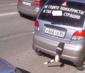 ИДПС в Сургуте остановили автомобиль с торчащей из багажника рукой полицейского