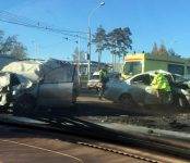 Вести с трасс: Водитель «Москвича» погиб в столкновении с двумя грузовиками