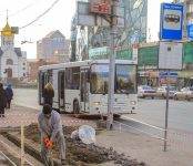 «Умную» остановку общественного транспорта монтируют в Новосибирске