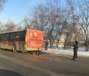 Автобус насмерть сбил женщину-пешехода в Новосибирске