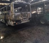 В бердском АТП сгорели два автобуса
