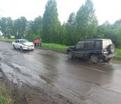 Лобовое на «водозаборной» дороге в Бердске из-за её качества