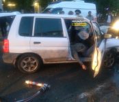 В Новосибирске погиб водитель Mazda Demio в лобовом столкновении с Suzuki