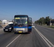 Междугородний автобус Новосибирск-Бийск с пассажирами попал в ДТП в Бердске 