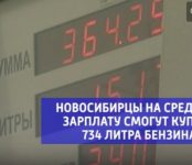 Нехитрая арифметика: Сколько бензина могут залить новосибирцы на среднюю зарплату?