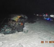 55-летний водитель легкового автомобиля «Рено» погиб в столкновении с КамАЗом