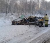 Водитель «Тойоты» погиб в столкновении с фурой в Чулымском районе