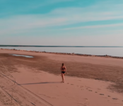 Новосибирец снял на видео побережье Обского моря у Бердска