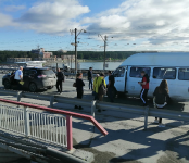 Маршрутка из Бердска с пассажирами попала в ДТП на мосту