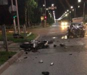 Байкер погиб в столкновении мотоцикла и «девятки» в центре Бердска