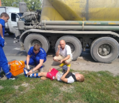 Просматривается вина водителя цементовоза из Искитима в наезде на подростка-пешехода в Бердске