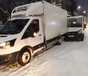 Маршрутка №14 протаранила грузовой фургон в центре Бердска