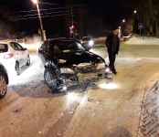 Два утренних ДТП в Бердске обошлись без пострадавших