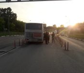 Рейсовый автобус №6 БАТП попал в аварию на въезде в Бердск