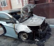 В результате поджога сгорел Hyundai Solaris в центре Бердска