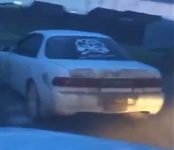Полицейская погоня за очень пьяным водителем в Татарске попала на видео