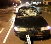 Двух молодых людей сбил таксист из ОбьГЭС в центре Бердска