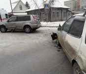 Водительница в белом халате травмирована в ДТП на перекрёстке в Бердске