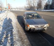 Закрытым переломом ноги отделалась 60-летняя женщина- пешеход в ДТП на переходе в Бердске