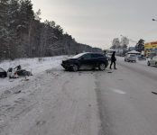 В ДТП на встречке под Новосибирском погиб водитель автомобиля Honda