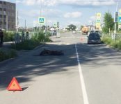 Подросток за рулем мотоцикла пострадал в столкновении с автомобилем в Бердске