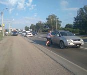Автотуристка из Барнаула попала с детьми в ДТП на трассе в Бердске