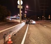 Два человека травмированы в ночной аварии на трассе в Бердске
