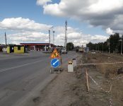 На улице Черёмушной в Бердске власти временно ограничили транспортное движение