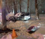 36-летний водитель Subaru Forester погиб в столкновении с деревом в Новосибирске