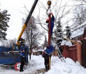 Жители 180 домов в Новом посёлке Бердска получили газ спустя сутки после ДТП с лесовозом