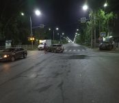 Ночное столкновение трёх иномарок в Бердске обшлось без пострадавших