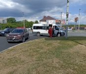 Междугородняя маршрутка №325 попала в ДТП на трассе в Бердске