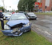 На перекрёстке в Бердске произошло ДТП с участием 85-летнего водителя