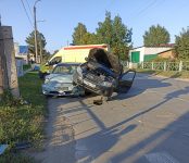 Тройное ДТП на перекрёстке в Бердске закончилось травмой одного из водителей