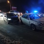 В массовой аварии на бердском участке трассы Р-256 травмирована женщина-водитель