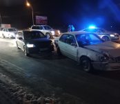 В массовой аварии на бердском участке трассы Р-256 травмирована женщина-водитель