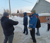 Обсудили очистку дороги от снега чиновники с жителем улицы Маяковского в Бердске