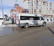 Два пассажира маршрутного такси пострадали в ДТП в центре Бердска