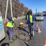 Аварийный ямочный ремонт дорог начался в Бердске