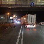 Фура сбила женщину под переходным мостом на трассе в Бердске