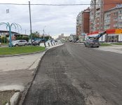 На въезде в Бердск ночью 22 июля срезали дорожной фрезой асфальт