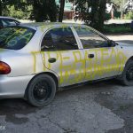Автомобиль с недвусмысленной «аэрографией» заметили в Бердске