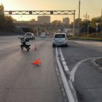 При перестроении на трассе в Бердске травмирован пожилой мотоциклист