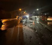 29-летняя женщина водитель пострадала в тройной аварии на трассе в Бердске