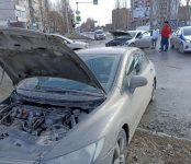 В условиях неработающего светофора на перекрёстке в Бердске произошло жёсткое ДТП