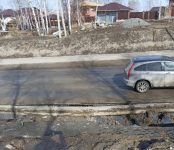 Отремонтированная по нацпроекту дорога в Бердске не устояла перед паводком-2024