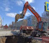 В Бердске начался ремонт канализационного коллектора на пересечении улицы Ленина с улицей Ушакова